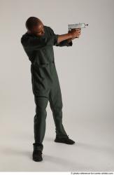 Man Adult Average Black Fighting without gun Standing poses Army